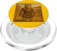Epic Cat Gladiator in Roman Arena - Parodia Guerriero Vintage PopSockets PopGrip per MagSafe