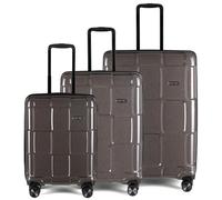 Epic Crate Reflex 4 ruote Set di valigie 3 pezzi marrone