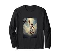 Epic Divine Dunking Gesù sul Santo Campo da Basket Maglia a Manica