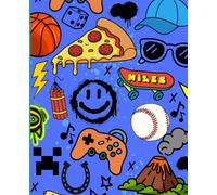 Epic Doodle Notebook: A Fun Creative Journal for Kids Who Love Games, Sports, and Art. 110 Lined Pages. Soft Matte Cover