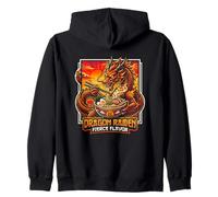 Epic Dragon Ramen Sapore feroce Noodle Anime Felpa con Cappuccio
