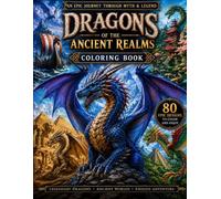 Epic Dragons Coloring Book: 80 Amazing Fantasy Dragons to Color • Castles, Magic, Mythical Creatures, and Epic Adventures • Ages 8-15