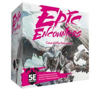 Steamforged - Gioco Epic Encounters: Cave of the Manticore - con mini boss enorme, doppia faccia