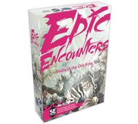 Epic Encounters: Hall of the Orc King - RPG Fantasy gioco da tavolo con 20 miniature Orchi, tappetino da gioco double-face, e Game Master Adventure Book con statistiche dei mostri, compatibile con 5E