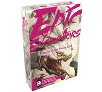 Epic Encounters: Temple of the Snake God RPG Fantasy Roleplaying Tabletop Game with 20 Detailed Miniatures, Double-Sided Game Mat, & Game Master Adventure Book with Monster Stats, 5E Compatible