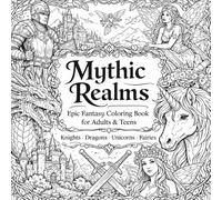 Epic Fantasy Coloring Book for Adults & Teens: Knights, Dragons, Unicorns, Fairies & Magical Creatures