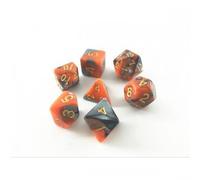 Epic Forge HDB-10 - Set di 7 dadi - Fusion arancione e argento