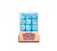 Epic Forge Set di 36 dadi a 6 lati, 12 mm, colore: blu