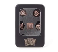Epic Forge Set di 7 dadi in metallo 14 mm (lega metallica) - Glazed Copper