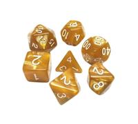 Epic Forge Set di 7 dadi in scatola - 16 mm - oro perlato