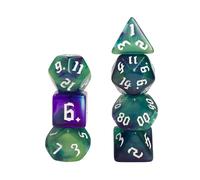 Epic Forge - Set di 7 dadi in scatola - Green Goblins