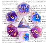 Epic Forge - Set di 7 dadi in scatola - oro rosa
