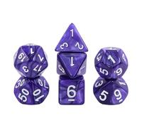 Epic Forge Set di 7 dadi multiformato, viola perlato