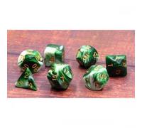 Epic Forge - Set di 7 dadi - Smeraldo bianco giada