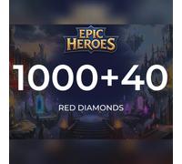 Epic Heroes - X Hero Red Diamond 1000 + 40 Red Diamonds Direct Top-Up - GLOBAL