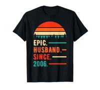 Epic Husband Since 2006 20 Years 20th Wedding Anniversary Maglietta