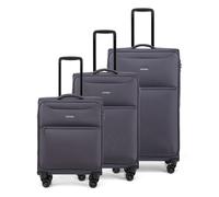 Epic Jupiter 4X 4 ruote Set di valigie 3 pezzi grigio