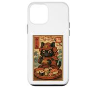 Epic Kawaii Samurai Sushi Cat Gamer Vintage Giapponese Gaming Custodia per iPhone 12 mini