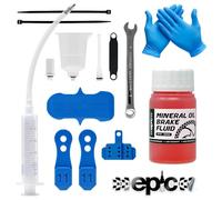 epic Kit di spurgo per freni Shimano e olio minerale | Adatto per freni Deore, XT, SLX, XTR, Saint, 105, Ultegra, GRX, Dura-Ace | per freni MTB, Gravel e Road (100 ml di olio minerale)