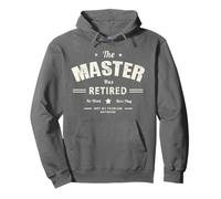 Epic MASTER HA RITIRATO Miglior lavoratore Papà Mamma Viaggio di pensione Felpa con Cappuccio