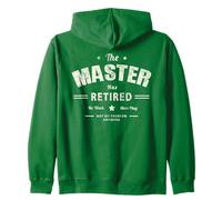 Epic MASTER HA RITIRATO Miglior lavoratore Papà Mamma Viaggio di pensione Felpa con Cappuccio