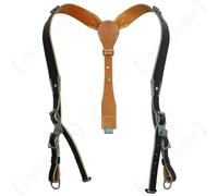 Epic Militaria Heer EM - Cinghie a Y in pelle, Blu, S