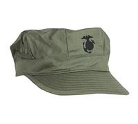 Epic Militaria WW2 Repro US Marine Corps P44 HBT - Cappello da fatica, colore: verde oliva, Verde oliva, 58
