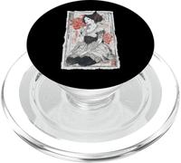 Epic Ninja Cat Equitazione Squalo Divertente Giapponese Ukiyo-e Art PopSockets PopGrip per MagSafe