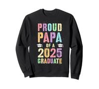 Epic PAPA ORGOGLIOSO DEL 2025 GRADUATO Papà Papà Ritorno al passato Felpa