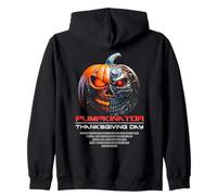 Epic Pumpkin Robot: Halloween, Thanksgiving, Harvest Graphic Felpa con Cappuccio