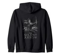 Epic Samurai Archer Il Guerriero Silenzioso della Freccia Felpa con Cappuccio