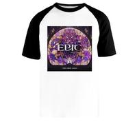 Epic The Musical The Circe Saga Maglietta da Baseball Bianca Unisex Manica Corta Nera