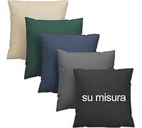 Epic Tube Copricuscino impermeabile su misura, copricuscino per divano angolare, balcone, giardino all'aperto, campeggio, Oxford 600D con cerniera impermeabile Made in EU