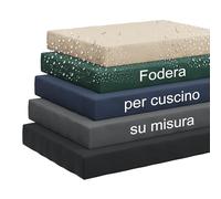 Epic Tube Fodera per cuscino impermeabile su misura con cerniera, copertura protettiva per cuscini da giardino come cuscino per panca Oxford 600D Made in EU