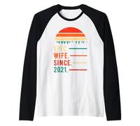 Epic Wife Since 2021 5 Years Women 5th Wedding Anniversary Maglia con Maniche Raglan