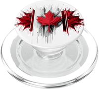 Epica bandiera canadese del Canada - Grafica a colori di sfondo fresco PopSockets PopGrip per MagSafe