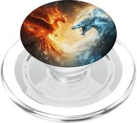 Epica Battaglia Tra Fuoco E Ghiaccio PopSockets PopGrip per MagSafe