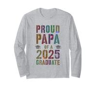 Epica ORGOGLIOSA PAPA OF 2025 Temi di ritorno al passato di papà papà laureato Maglia a Manica