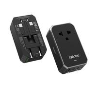 EPICKA Adattatore Universale da Viaggio PD 20W con 3 USB-C e 1 USB-A | Adattatore Universale da Viaggio, Adattatore Giappone da Viaggio,3 USB-C, 1 USB-A, Adattatore Spina per Italia USA UK AU