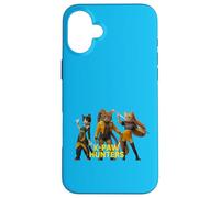 Epico Cat Warriors Parodia Retro Synthwave Estetica Custodia per iPhone 16 Plus