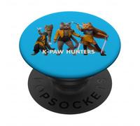 Epico Cat Warriors Parodia Retro Synthwave Estetica PopSockets PopGrip Adesivo