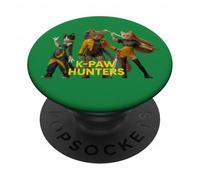 Epico Cat Warriors Parodia Retro Synthwave Estetica PopSockets PopGrip Adesivo