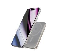 Epico EM51 UltraPack Qi2 Batteria Esterna Wireless Magnetica Portatile Ultra-sottile 8,6 mm 5 000 mAh Titanio - 9915112100086