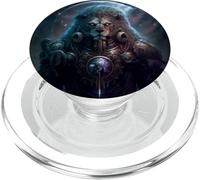 Epico Leone il segno zodiacale della forza PopSockets PopGrip per MagSafe