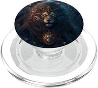 Epico Leone il segno zodiacale della forza PopSockets PopGrip per MagSafe