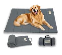 EpicRove Coperta per cani da viaggio, impermeabile, antiscivolo, 110 x 68 cm, lavabile, per cani, per esterni, viaggi e bagagliaio, per cani e gatti (grigio)