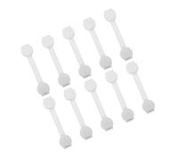 EPIGEIST 10 pezzi Blocchi di Sicurezza per Adesivo Rinforzato Chiusure Sicure per Armadietti e Frigoriferi Facili da Installare Senza Protezione Anti-scalata per Casa