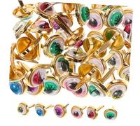 EPIGEIST 100 Pezzi Accessori per Unghie a Due Gamba Carta Mini mestiere Fermagli Decorativi per l'artigianato fermacarte fermacarte Artigianato Fai -da -Te Fermaglio Brad Lega
