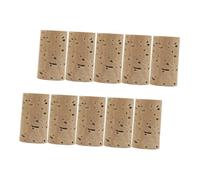 EPIGEIST 10pezzi Cork Plugs for Flute Headjoint Stoppers for Woodwind Instruments Easy to Install Leakproof Flute Repair and Maintenance