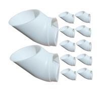 EPIGEIST 12 Pezzi Contenitori per Coltivazione in Plastica per Crescita Verticale su Balcone Metodo Idroponico Facile e Resistente per Giardino Senza Adatto per Finestra e Spazi Ridotti